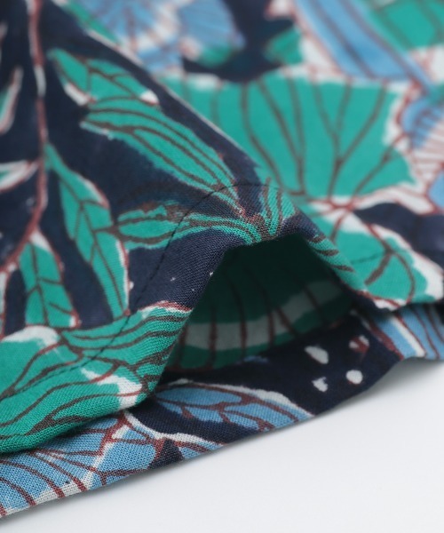 チチカカ（チチカカ）の「Rico エコフレンドリーダイ ブロックプリントリーフフラワーパンツ（その他パンツ・レディース・ブラック/ベージュ・FREE）」の11枚目の写真