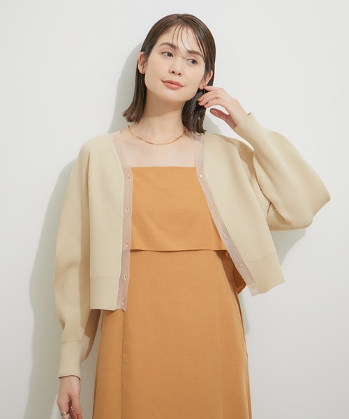 【セール】シアーラインカーディガン（カーディガン/ボレロ）｜LE CERCLE par rope'（ルセルクルパーロペ）