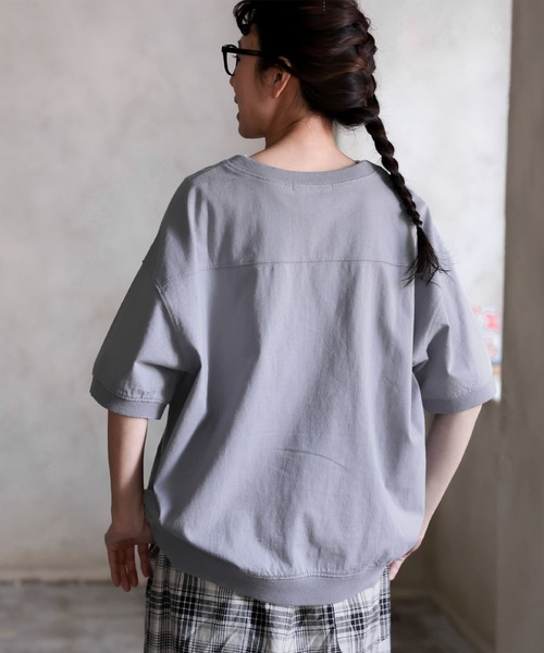 soulberry(ソウルベリー)の「イチモク!な、無地Tシャツ(Tシャツ/カットソー・レディース・スミクロ/キャメル/プラム/キナリ・LL/L/4L/3L/M)」の12枚目の写真