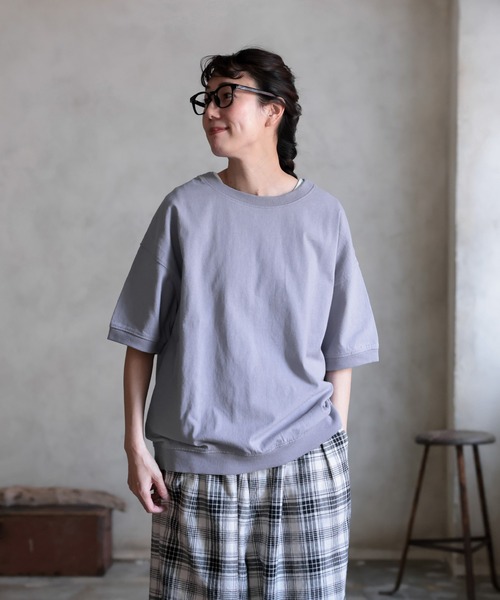 soulberry(ソウルベリー)の「イチモク!な、無地Tシャツ(Tシャツ/カットソー・レディース・スミクロ/キャメル/プラム/キナリ・LL/L/4L/3L/M)」の15枚目の写真