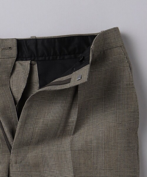 SOVEREIGN（ソブリン）の「＜SOVEREIGN＞グレンプレイド センタークリース 1プリーツパンツ RELAX MODEL（スラックス・メンズ・ブラウン・S/M/L/XL）」の11枚目の写真