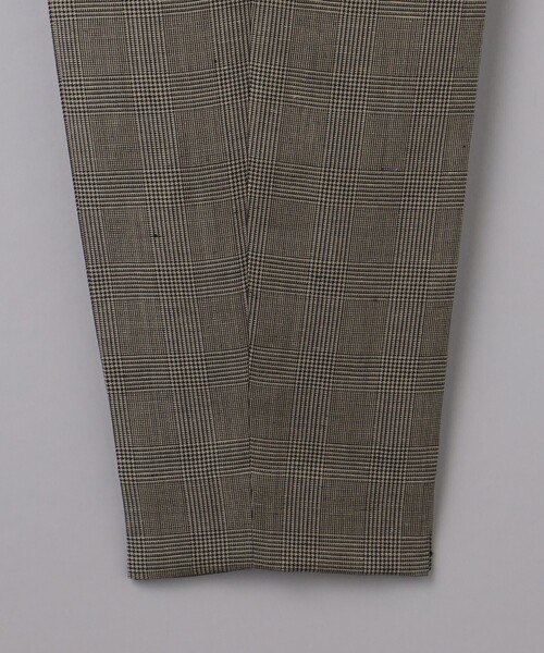 SOVEREIGN（ソブリン）の「＜SOVEREIGN＞グレンプレイド センタークリース 1プリーツパンツ RELAX MODEL（スラックス・メンズ・ブラウン・S/M/L/XL）」の12枚目の写真