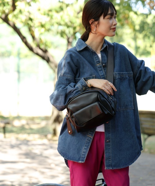 Bou Jeloud(ブージュルード)の「BIGポケットデニムジャケット(デニムジャケット・レディース・ライトブルー/ブルー/ブラック・38)」の9枚目の写真