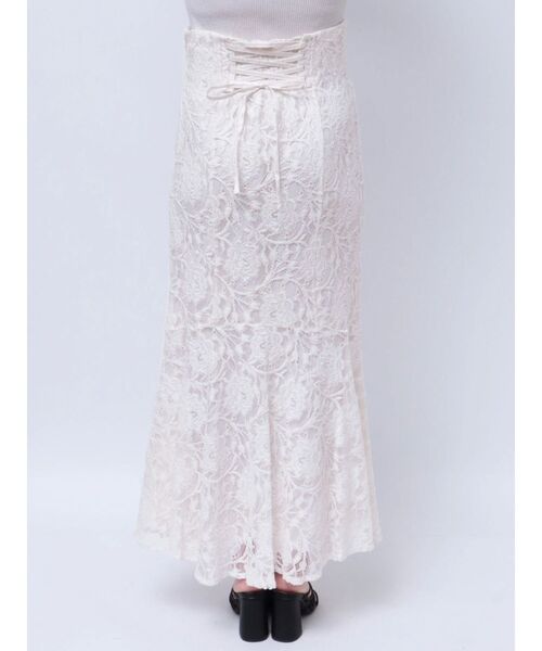 MERCURYDUO（マーキュリーデュオ）の「カラーレースバックシャンスカート（スカート・レディース・オフホワイト/イエロー・SMALL/MEDIUM）」の17枚目の写真