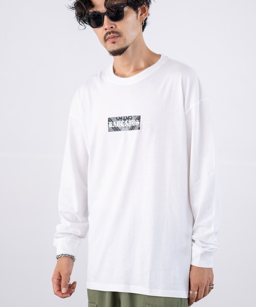 SIDEWAY STANCE(サイドウェイスタンス)の「【SIDEWAY STANCE】オリジナル ロゴ プリント ロンT(Tシャツ/カットソー・メンズ・ブラック系/ブルー系/ブルー系1/ホワイト/ブラック系1/ブルー/ブラック/ホワイト系/ホワイト系1/スカイブルー系1/スカイブルー/スカイブルー系/ホワイト系2/ブラック系2/ブルー系2/ブラック系3/ブルー系3/ホワイト系3・SMALL/MEDIUM/LARGE/X-LARGE)」の2枚目の写真