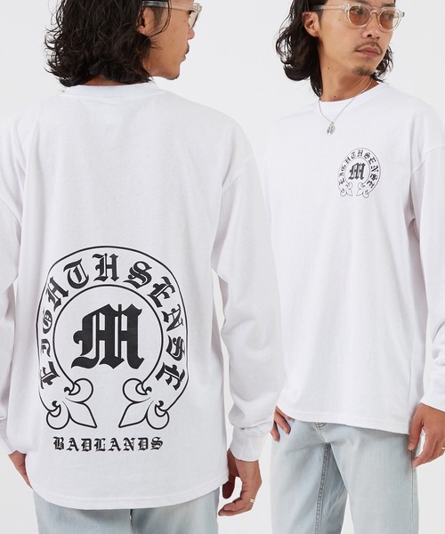 SIDEWAY STANCE(サイドウェイスタンス)の「【SIDEWAY STANCE】オリジナル ロゴ プリント ロンT(Tシャツ/カットソー・メンズ・ブラック系/ブルー系/ブルー系1/ホワイト/ブラック系1/ブルー/ブラック/ホワイト系/ホワイト系1/スカイブルー系1/スカイブルー/スカイブルー系/ホワイト系2/ブラック系2/ブルー系2/ブラック系3/ブルー系3/ホワイト系3・SMALL/MEDIUM/LARGE/X-LARGE)」の5枚目の写真