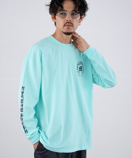 SIDEWAY STANCE(サイドウェイスタンス)の「【SIDEWAY STANCE】オリジナル ロゴ プリント ロンT(Tシャツ/カットソー・メンズ・ブラック系/ブルー系/ブルー系1/ホワイト/ブラック系1/ブルー/ブラック/ホワイト系/ホワイト系1/スカイブルー系1/スカイブルー/スカイブルー系/ホワイト系2/ブラック系2/ブルー系2/ブラック系3/ブルー系3/ホワイト系3・SMALL/MEDIUM/LARGE/X-LARGE)」の11枚目の写真