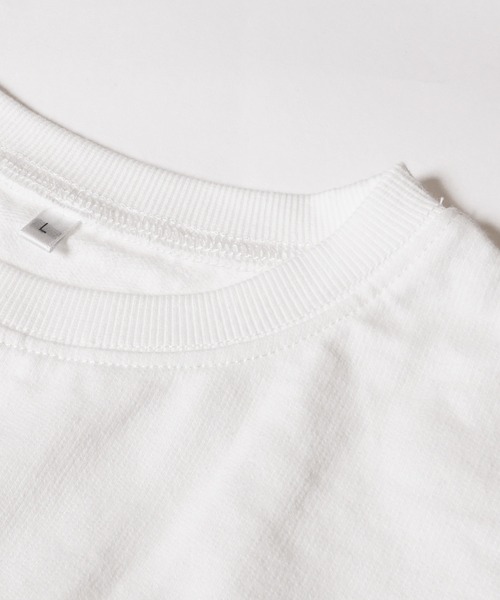 coca（coca）（コカ）の「ミニ裏毛切り替えギャザートップス（スウェット・レディース・ホワイト/ブラック・M/L）」の18枚目の写真
