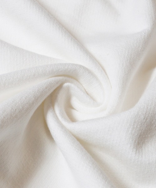 coca（coca）（コカ）の「ミニ裏毛切り替えギャザートップス（スウェット・レディース・ホワイト/ブラック・M/L）」の21枚目の写真