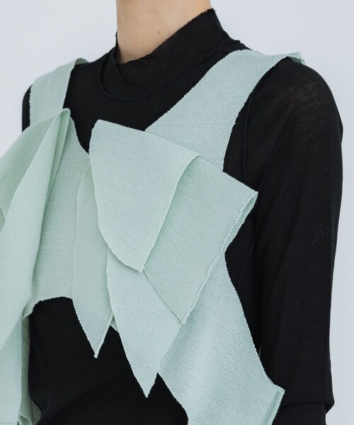 タグ付きkotohayokozawa ニットトップス　 24ss kotoha yokozawa 40% OFF コトハヨコザワ SHORT SLEEVE KNIT