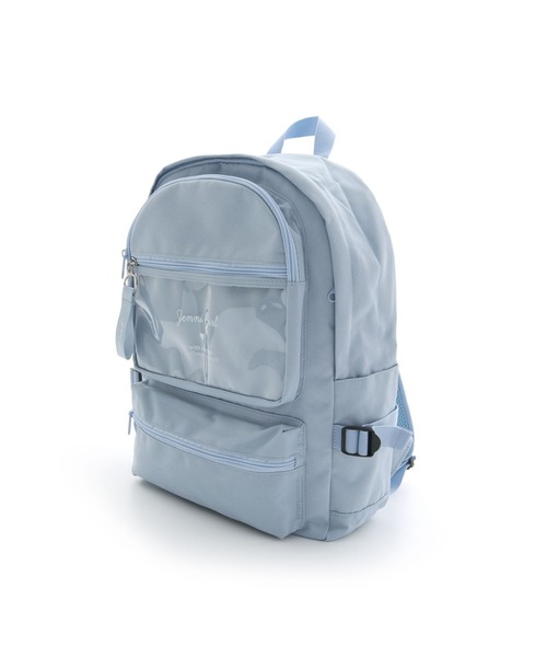 JENNI（ジェニィ）の「【容量約15L】クリアポケットリュック（バック