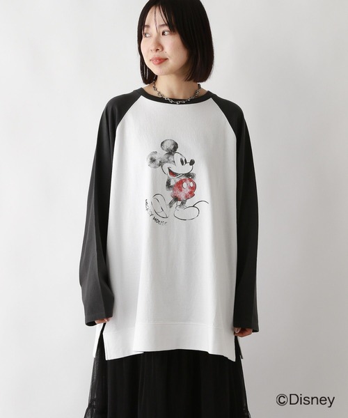 LEPSIM（レプシィム）の「MICKEY/ラグランロンT 109014（Tシャツ