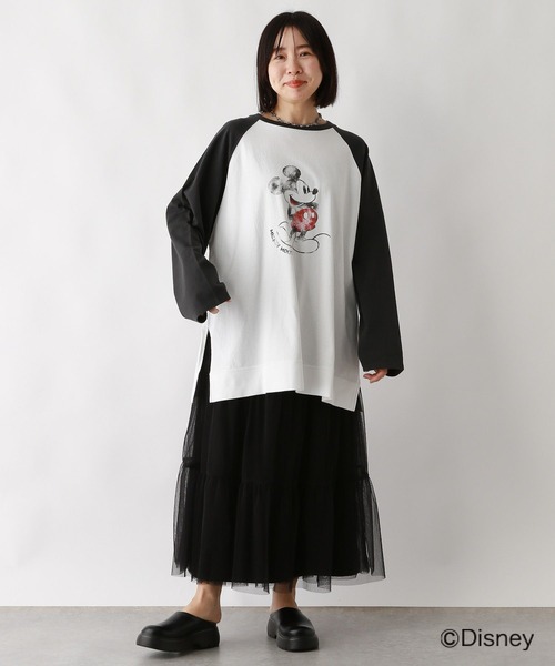 LEPSIM（レプシィム）の「MICKEY/ラグランロンT 109014（Tシャツ
