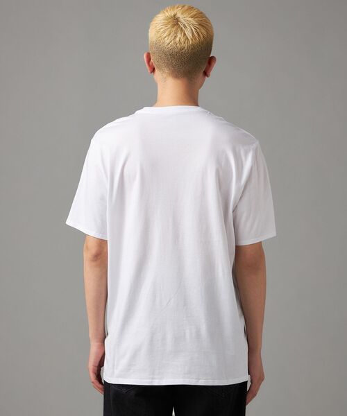 Calvin Klein（カルバン・クライン）の「【ユニセックス】ショートスリーブ テクストモノグラム クルーネックTシャツ（Tシャツ/カットソー・メンズ・ネイビー/ベージュ/ホワイト/ブラック・XL/S/L/M）」の12枚目の写真