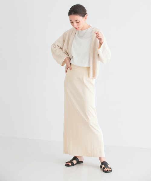 URBAN RESEARCH(アーバンリサーチ)の「ラメブークレカーディガン(カーディガン/ボレロ・レディース・アイボリー/ブラック/レッド・FREE)」の12枚目の写真