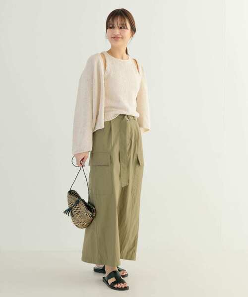 URBAN RESEARCH(アーバンリサーチ)の「ラメブークレカーディガン(カーディガン/ボレロ・レディース・アイボリー/ブラック/レッド・FREE)」の21枚目の写真