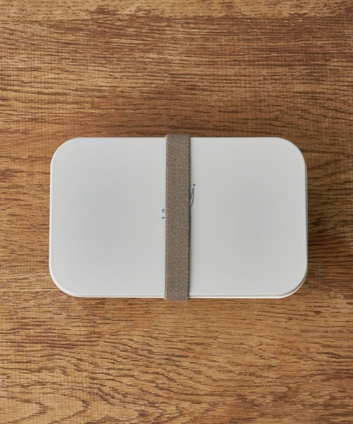 CUISINE HABITS（クイジーヌハビッツ）の「クイジーヌハビッツ スクエア1段ランチボックス（お弁当箱・レディース・グレー/ベージュ・0）」の5枚目の写真