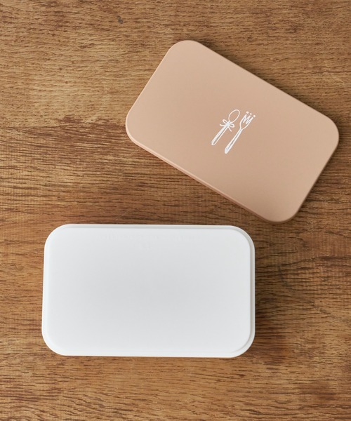 CUISINE HABITS（クイジーヌハビッツ）の「クイジーヌハビッツ スクエア1段ランチボックス（お弁当箱・レディース・グレー/ベージュ・0）」の9枚目の写真