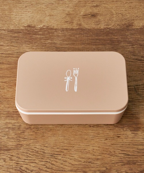 CUISINE HABITS（クイジーヌハビッツ）の「クイジーヌハビッツ スクエア1段ランチボックス（お弁当箱・レディース・グレー/ベージュ・0）」の11枚目の写真