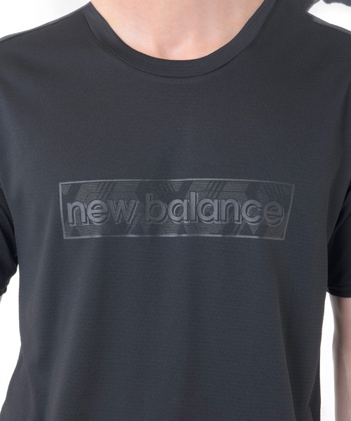 NEW BALANCE(ニューバランス)の「Black Out Collectionプラクティスシャツショートスリーブ リニアロゴ(Tシャツ/カットソー・メンズ・ブラック/ホワイト・X-LARGE/LARGE/MEDIUM/SMALL/XX-LARGE)」の6枚目の写真