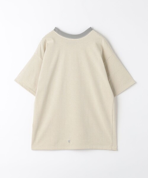 BEAUTY&YOUTH UNITED ARROWS(ビューティーアンドユースユナイテッドアローズ)の「<VATANLOOP × monkey time> オーガニック ボーダー Tシャツ(Tシャツ/カットソー・メンズ・ライトグレー/ダークグリーン/ブラック・XL/L/M/S)」の22枚目の写真