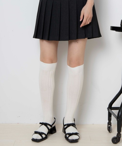 WEGO(ウィゴー)の「WEGO/リボンヒールサンダル(サンダル・レディース・ライトピンク/ブラック/シルバー・MEDIUM/LARGE)」の4枚目の写真