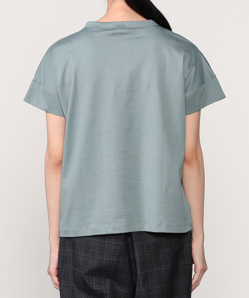 handvaerk(ハンドバーク)の「handvaerk | 60/2 ボトルネックTシャツ WOMEN(Tシャツ/カットソー・レディース・ブラウン系その他/ブラウン系その他2/ブラック/ブルー系その他2/ホワイト/ベージュ系その他/ダークグレー/グリーン系その他・S)」の14枚目の写真