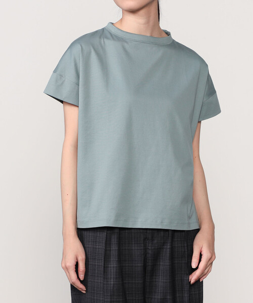handvaerk(ハンドバーク)の「handvaerk | 60/2 ボトルネックTシャツ WOMEN(Tシャツ/カットソー・レディース・ブラウン系その他/ブラウン系その他2/ブラック/ブルー系その他2/ホワイト/ベージュ系その他/ダークグレー/グリーン系その他・S)」の11枚目の写真