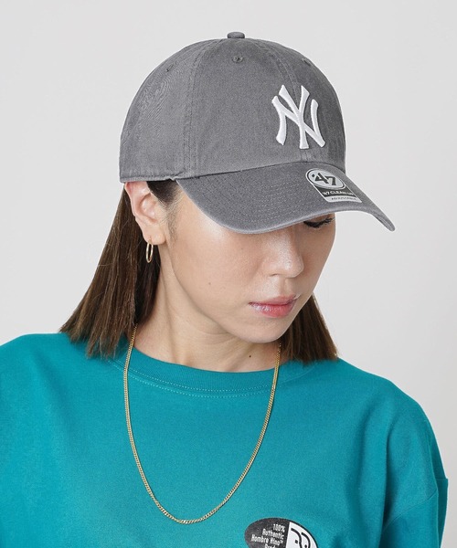 '47(フォーティーセブン)の「47 Yankees 47 CLEAN UP RGW17GW(キャップ・メンズ・ブラック/ホワイト/バーガンディー/グリーン/ライトグレー/チャコール/パープル/ネイビー・ONE SIZE)」の20枚目の写真