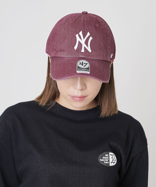 '47(フォーティーセブン)の「47 Yankees 47 CLEAN UP RGW17GW(キャップ・メンズ・ブラック/ホワイト/バーガンディー/グリーン/ライトグレー/チャコール/パープル/ネイビー・ONE SIZE)」の22枚目の写真