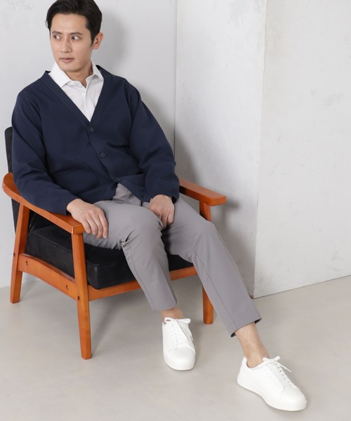 FOUND GOOD（ファウンドグッド）の「ポリガラニットカーデ（カーディガン/ボレロ・メンズ・ネイビー/ベージュ/グリーン系4/ホワイト系5・S/M/L/XL）」の4枚目の写真