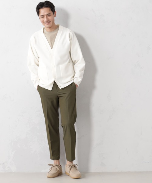 FOUND GOOD（ファウンドグッド）の「ポリガラニットカーデ（カーディガン/ボレロ・メンズ・ネイビー/ベージュ/グリーン系4/ホワイト系5・S/M/L/XL）」の5枚目の写真