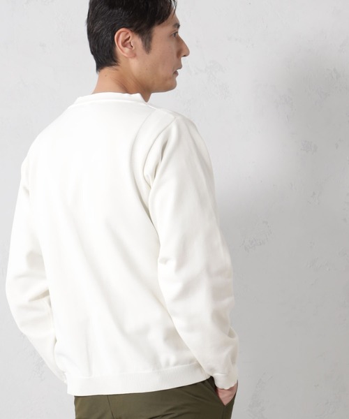 FOUND GOOD（ファウンドグッド）の「ポリガラニットカーデ（カーディガン/ボレロ・メンズ・ネイビー/ベージュ/グリーン系4/ホワイト系5・S/M/L/XL）」の7枚目の写真