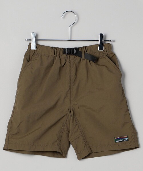 FREAK'S STORE（フリークスストア）の「限定展開 KIDS クライミング イージー ナイロンショーツ/キッズサイズ（その他パンツ・キッズ・ベージュ/その他15/レオパード/チャコールグレー/ブラック/パープル/サックスブルー/オリーブ・150/140/130/120/110）」の4枚目の写真