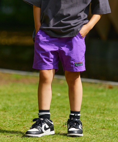 FREAK'S STORE（フリークスストア）の「限定展開 KIDS クライミング イージー ナイロンショーツ/キッズサイズ（その他パンツ・キッズ・ベージュ/その他15/レオパード/チャコールグレー/ブラック/パープル/サックスブルー/オリーブ・150/140/130/120/110）」の6枚目の写真