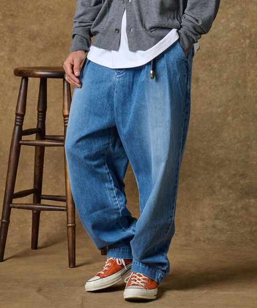 THEOREM（セオレム）の「mp12232- Routine Denim Pants（Distressed）デニムパンツ（デニムパンツ・メンズ・ライトインディゴブルー・S/M/L/XL）」の20枚目の写真