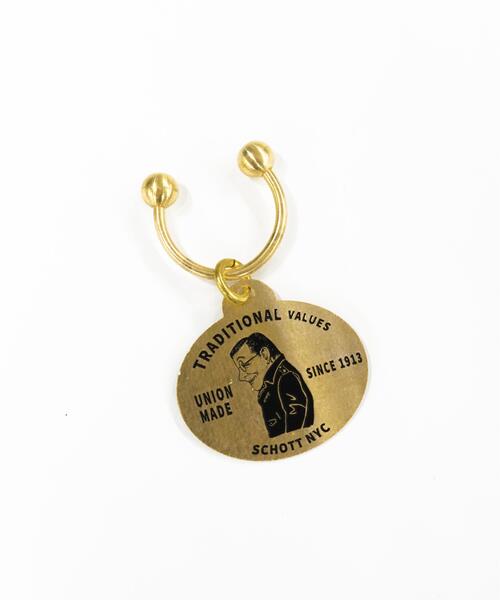 schott（ショット）の「Schott/ショット/BRASS KEY RING/ブラス キーリング（キーケース/キーアクセサリー・メンズ・ゴールド・F）」の8枚目の写真