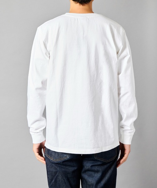 Goodwear(Since1983)(グッドウェア)の「【 GOODWEAR / グッドウェア 】REGULAR FIT CREWNECK LONGSLEEVE TEE / レギュラーフィット クルーネック長袖Tシャツ(アメリカ製)(Tシャツ/カットソー・メンズ・グレイッシュベージュ/ブラック/ホワイト・SMALL/MEDIUM/LARGE/X-LARGE/XX-LARGE)」の14枚目の写真
