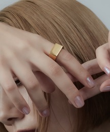 AKEL（アケル）の「【AKEL】アケル/ シグネットリング/ 金属アレルギー対応(サージカルステンレス)（リング）」