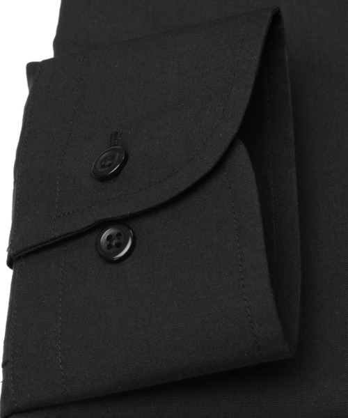 TOKYO SHIRTS(トウキョウシャツ)の「形態安定ノーアイロン ワイド 長袖ビジネスワイシャツ(ビジネスシャツ・メンズ・ブラック・首回り37cm-裄丈80cm/首回り39cm-裄丈80cm/首回り39cm-裄丈84cm/首回り41cm-裄丈82cm/首回り41cm-裄丈86cm/首回り42cm-裄丈82cm/首回り42cm-裄丈86cm/首回り43cm-裄丈82cm/首回り43cm-裄丈86cm/首回り37cm-裄丈84cm)」の3枚目の写真