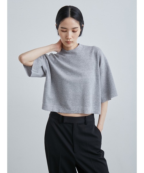 美品 MIESROHE ミースロエ セーター ニット 長袖 フリーサイズ シアーワイドTニット（ニット）｜MIESROHE（ミースロエ
