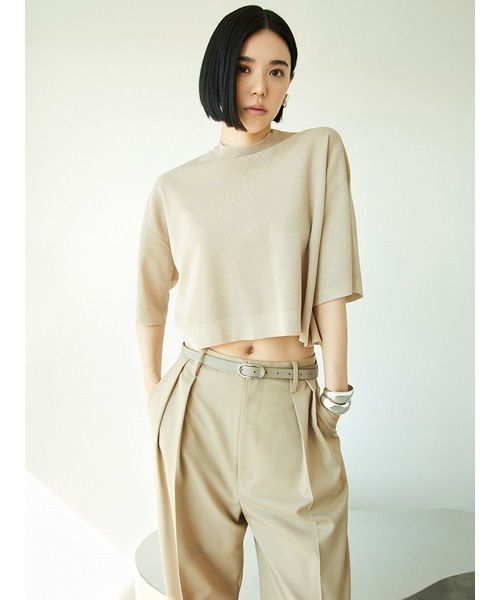 MIESROHE ミースロエ　シアーワイドTニット MIESROHE｜シアーワイドTニット | Rakuten Fashion(楽天