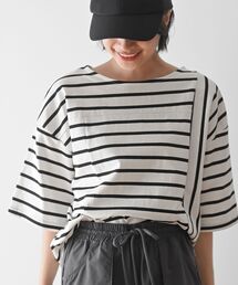 rps | ボーダー切替ワイドＴ(Tシャツ/カットソー)