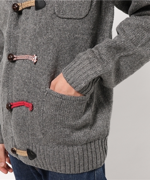 Desigual(デシグアル)の「「Desigual/デシグアル」ダッフルボタン付ニットジャケット(その他アウター・メンズ・グレー・XX-LARGE/X-LARGE/LARGE/SMALL/MEDIUM)」の10枚目の写真