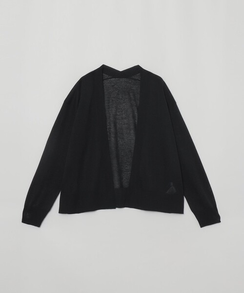 ブルーレーベルクレストブリッジ BLUE LABEL CRESTBRIDGE 25SS シアーニットボタンレスカーディガン 長袖 38 ホワイト レディース 2611-55N0854102.jpg?v=1743037378