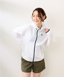 FILA（フィラ）の「【FILA:フィラ】レディースラッシュガード 布帛パーカー サウナ、サ活（ラッシュガード）」