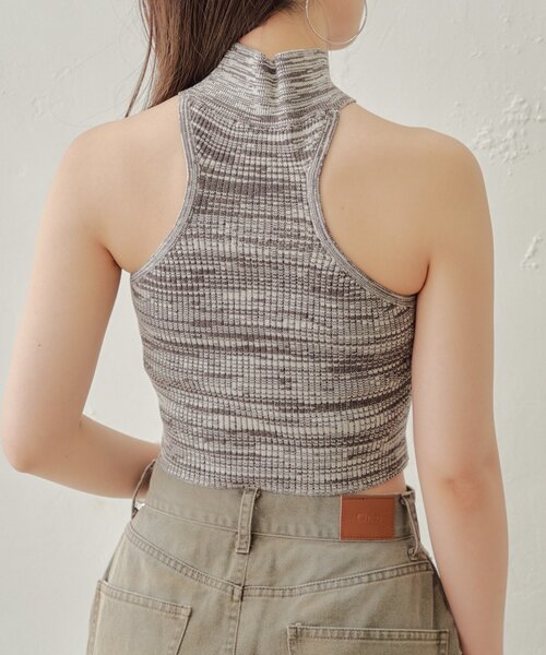 セール】【新色追加】チョーカーチャームベアビスチェ（ニット