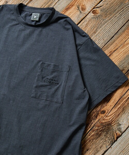 Jonas Claesson（ジョナスクレアッソン）の「JONAS CLAESSON/ジョナスクレアッソン ラッシュポケットTシャツ/ラッシュガード/ショートスリーブ/水陸両用（ラッシュガード・メンズ・ブラック/ブルー/その他・MEDIUM/LARGE）」の3枚目の写真