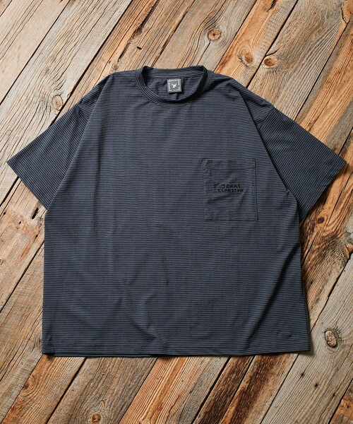 Jonas Claesson（ジョナスクレアッソン）の「JONAS CLAESSON/ジョナスクレアッソン ラッシュポケットTシャツ/ラッシュガード/ショートスリーブ/水陸両用（ラッシュガード・メンズ・ブラック/ブルー/その他・MEDIUM/LARGE）」の4枚目の写真