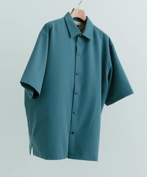 ITEMS URBANRESEARCH(アイテムズ アーバンリサーチ)の「接触冷感 TRストレッチ 半袖シャツ(シャツ/ブラウス・メンズ・グリーン/ライトグレー/ライトベージュ/ブラック・LARGE/MEDIUM)」の4枚目の写真